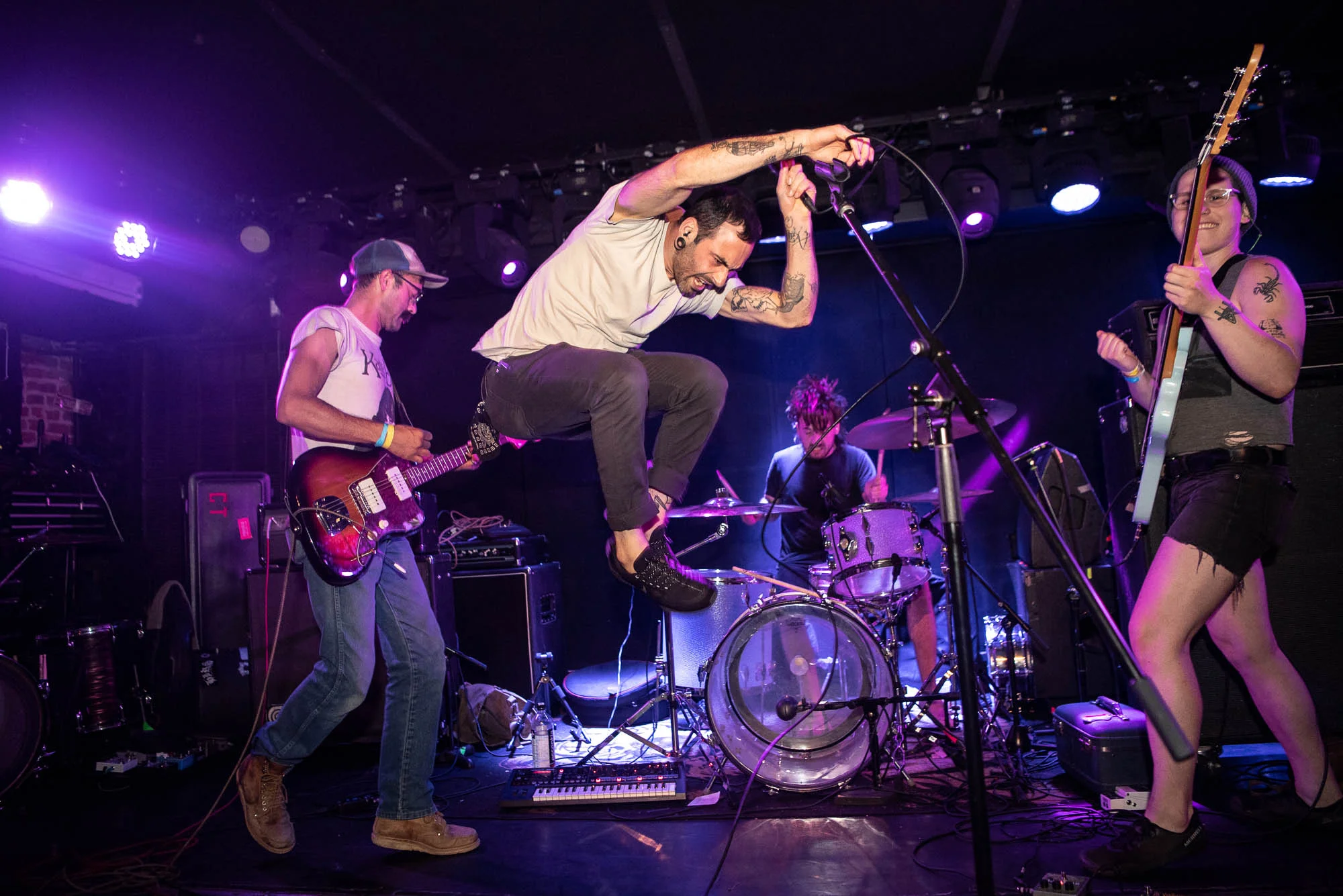 Carrion Spring performs at Mercury Lounge on Thursday, August 8, 2019.