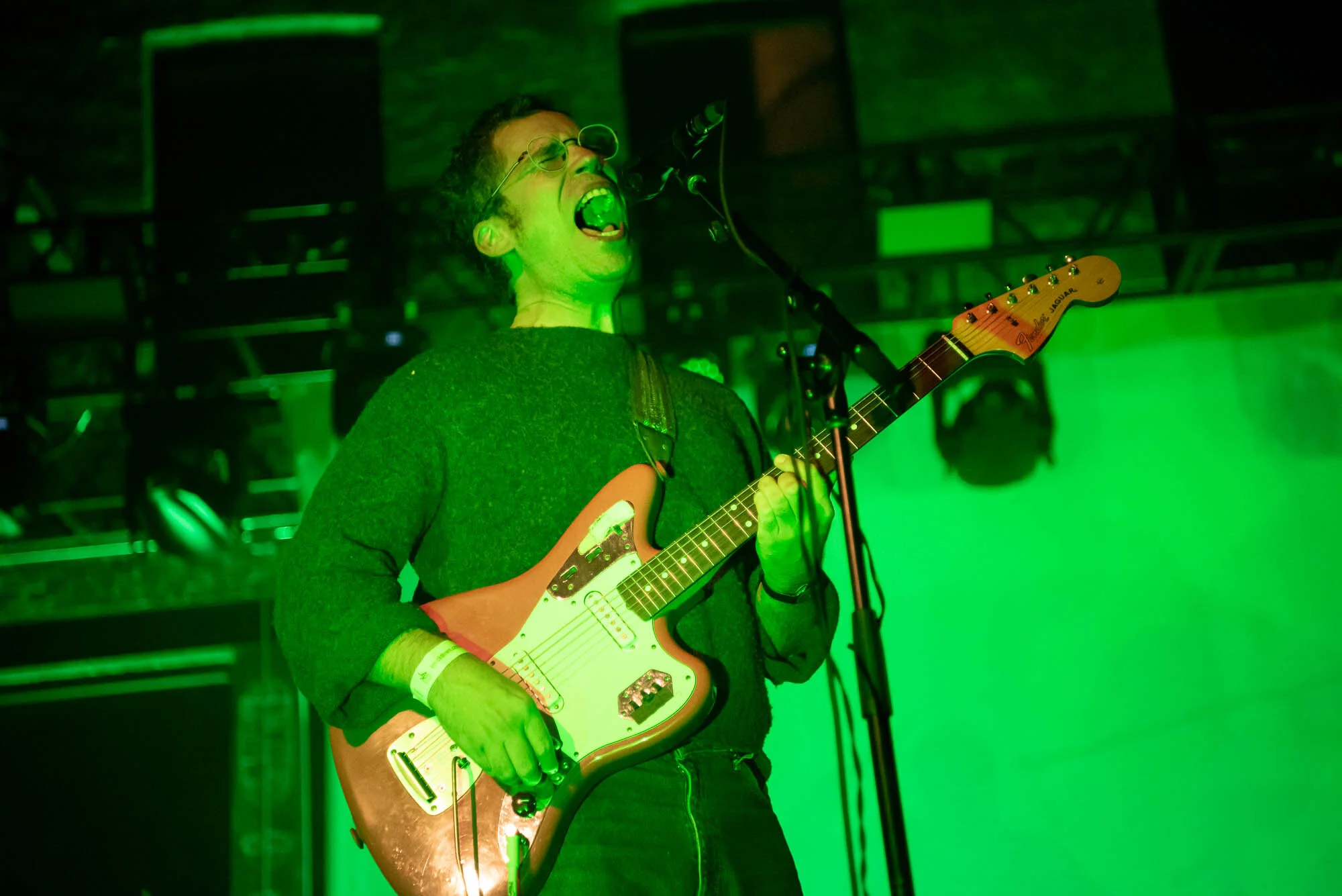 Andrew Savage of Parquet Courts at OctFest on Saturday, October 19, 2019.
