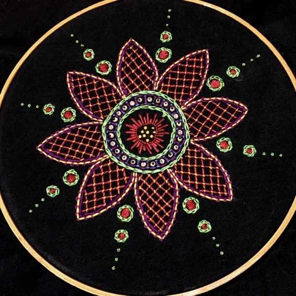 Embroidered Flower