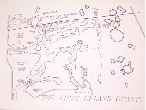 This map depicts some of the earliest records of the Herring River estuary system.