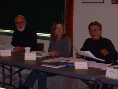  Robert Hubby (vice chair) Wellfleet Open Space Committee; Diane Murphy, Cape Cod Cooperative Extension Service; John Portnoy, Senior Ecologist, Cape Cod National Seashore. 