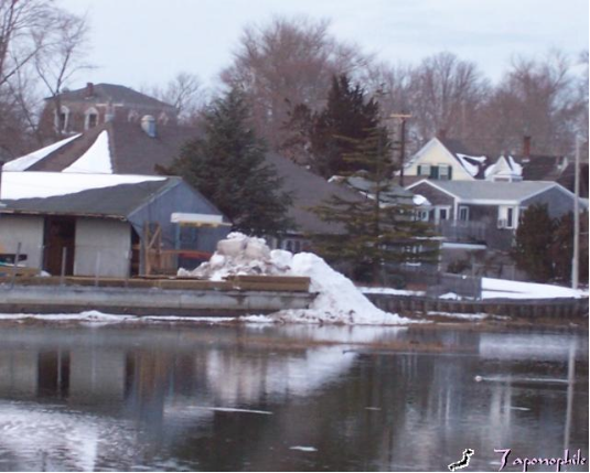  Direct discharge of plowed snow into a harbor isn't the BMP (best management practice) Safe snow storage would be anywhere the melt water can infiltrate into the ground water table. This natural process removes pollutants before the ground water ent