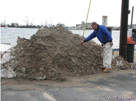  Plowed snow contains vehicle and road waste that don't belong in our harbors. 