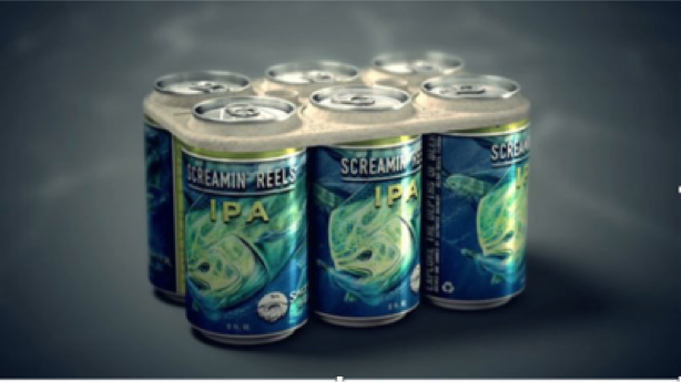 Example of Edible Six-Pack Rings