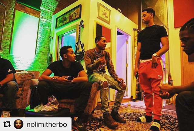 @nolimitherbo &amp; @lilbibby_ working 🎼🎼🎼
・・・