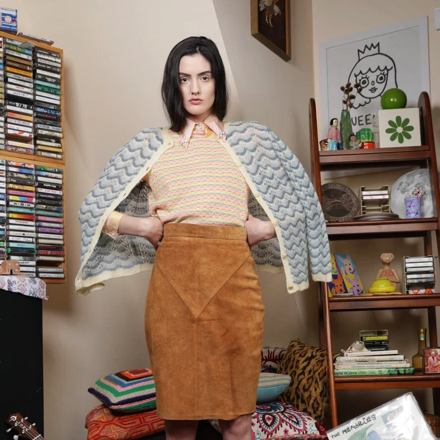 Soft As A Cloud Vintage 1950s Handmade Cardigan