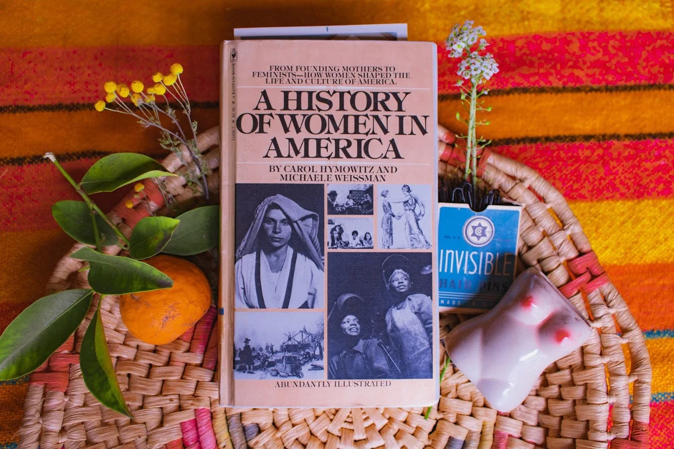 Vintage 1970's A History of Women In America Hardcover Book