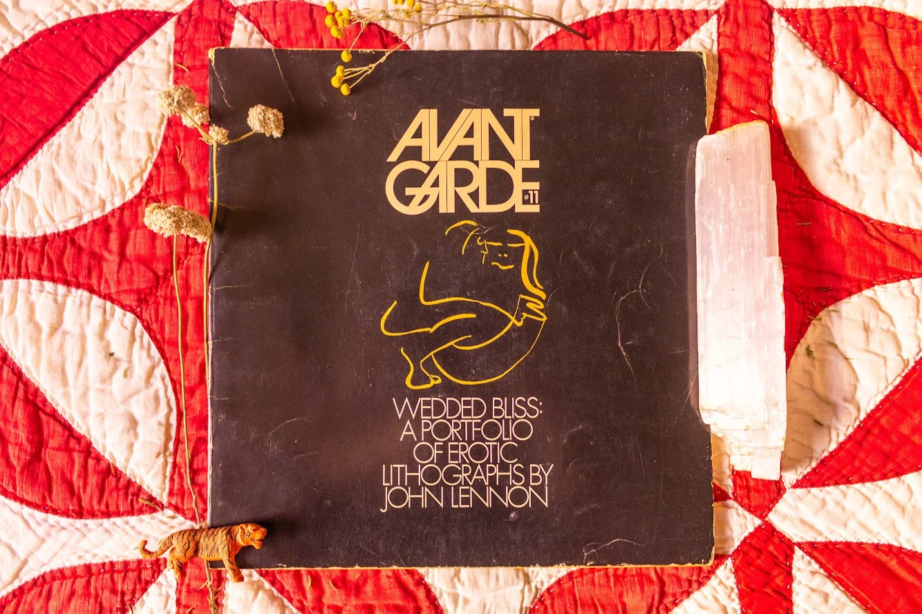 Vintage 1970 Avant Garde Magazine Wedded Bliss: A Portfolio of Erotic Lithographs by John Lennon Issue #11