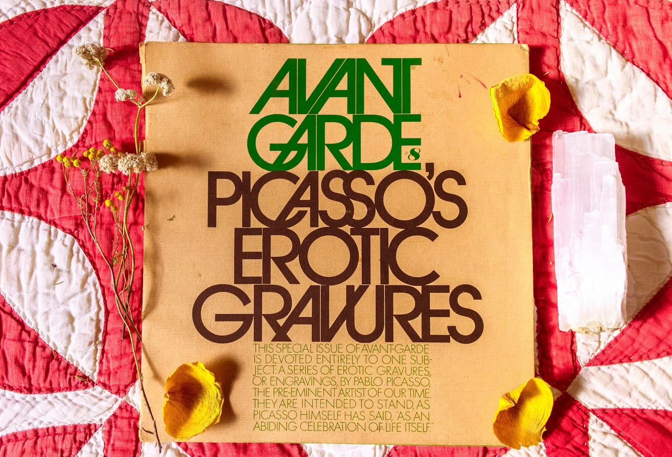 Vintage 1969 Avant Garde Magazine Picasso’s Erotic Gravures Issue 8