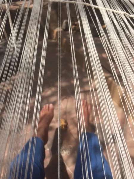 Weaving. Photo ©2016 Sandra Cisneros