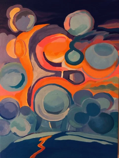 Sunset over the ocean, Hank Hivnor.jpg