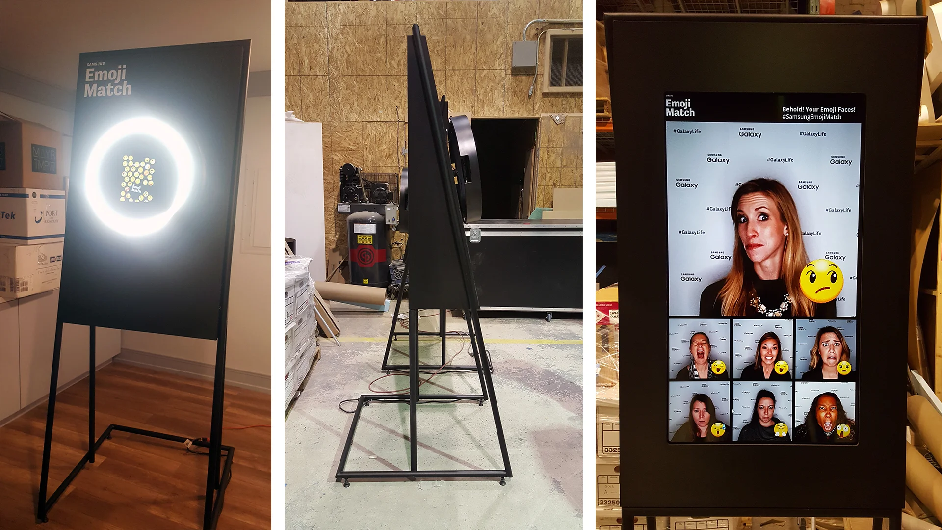 We iterated on the design to make the booth more portable and easier to activate on a short lead time.
