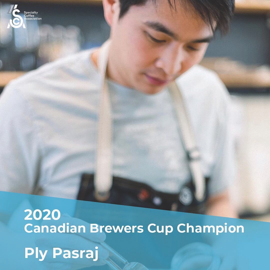 Ply’s @coffeewithply only been in the coffee industry for 3 years and already he’s not only our brewer’s champ but he was the Aeropress @aeropress champ too. Coincidence? We think not. Like a ⭐️ he came bursting into the Canadian co