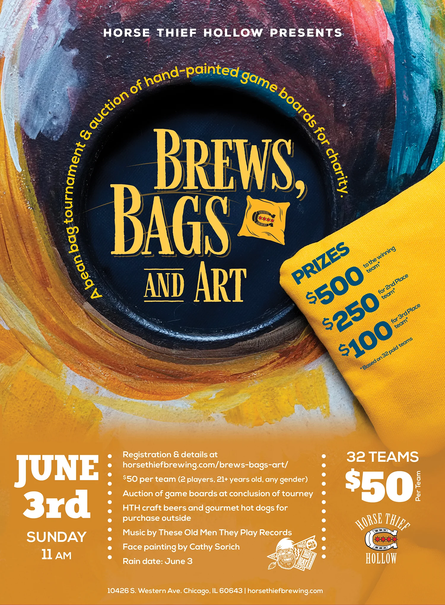 Brews, Bags and Art - Rain Day