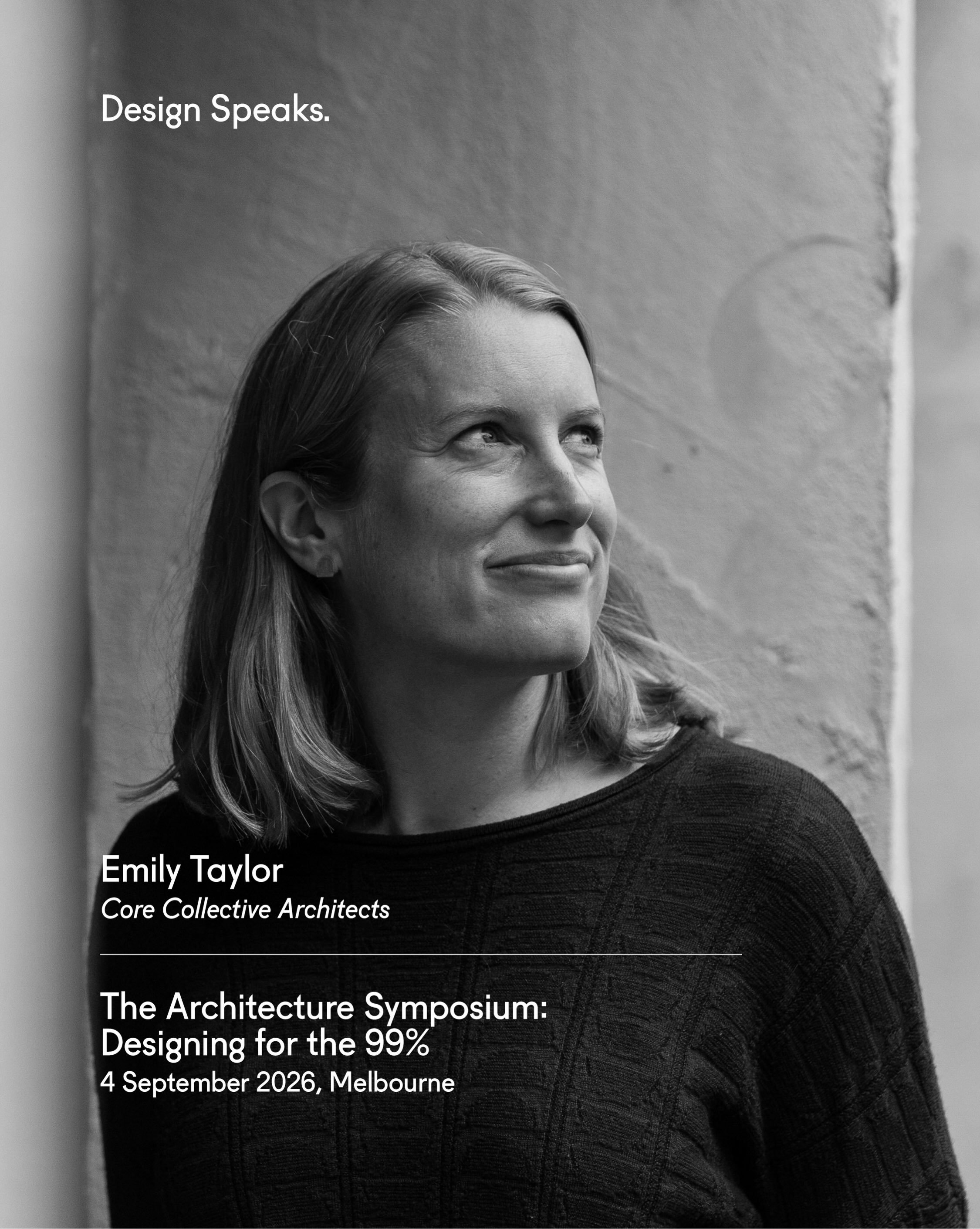 Emily Taylor will be speaking at The Architecture Symposium in Naarm Melbourne on Friday 4th September.

A diverse range of speakers will explore how systems thinking, cost-management strategies, open-source construction, and other design approaches 