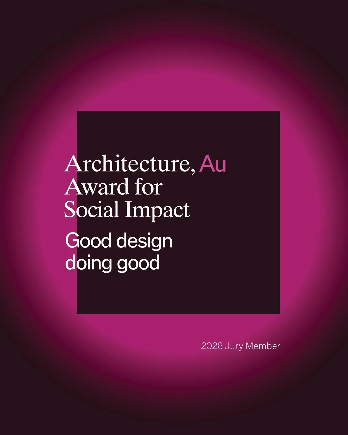 We are thrilled to share that Core Collective Partner, Dr Ceridwen Owen is on the jury panel for the 2026 ArchitectureAu Award for Social Impact - Entries now open!

This program invites entries that demonstrate real benefit to communities and under