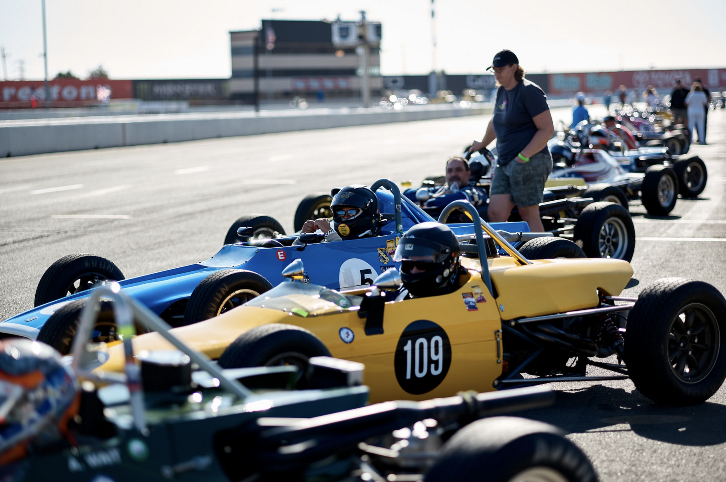 Nic Colyvas lined up for qualifying