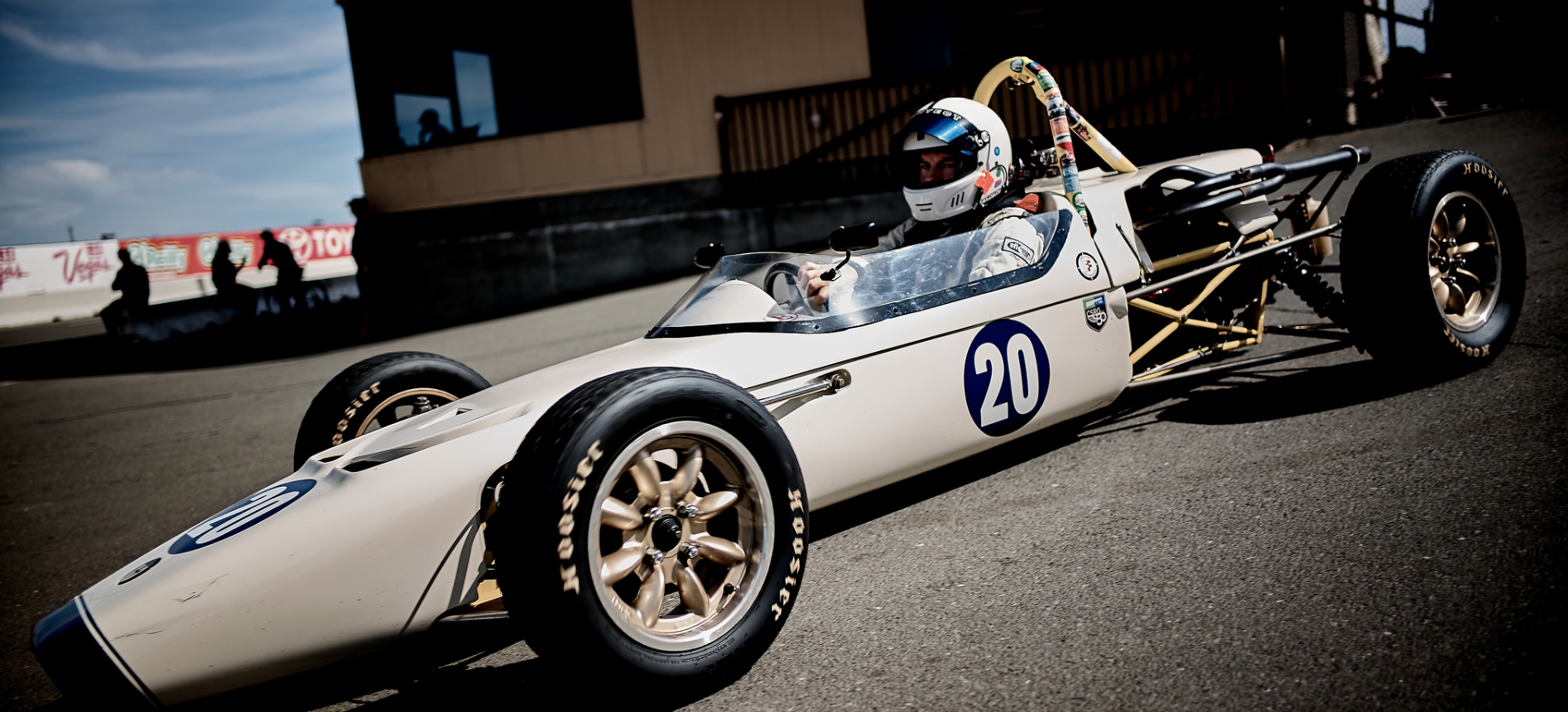 Jim and his beautiful racing car