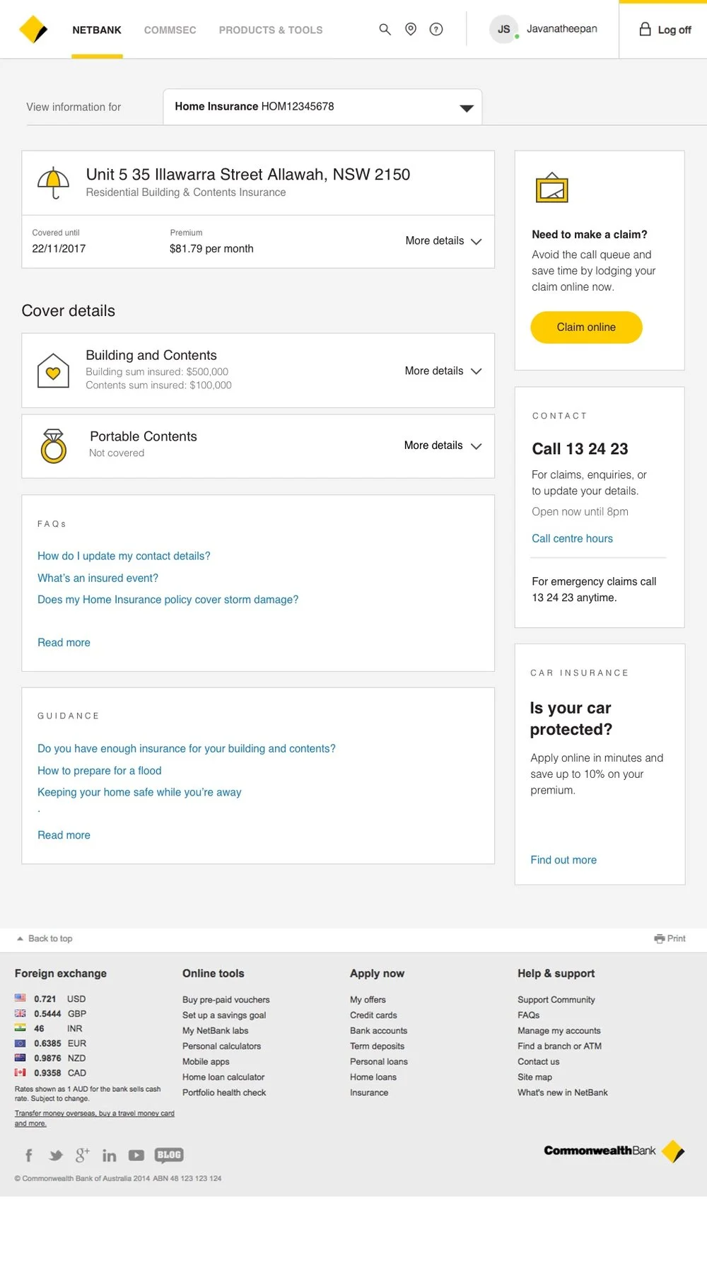 Digital Claims Tracker