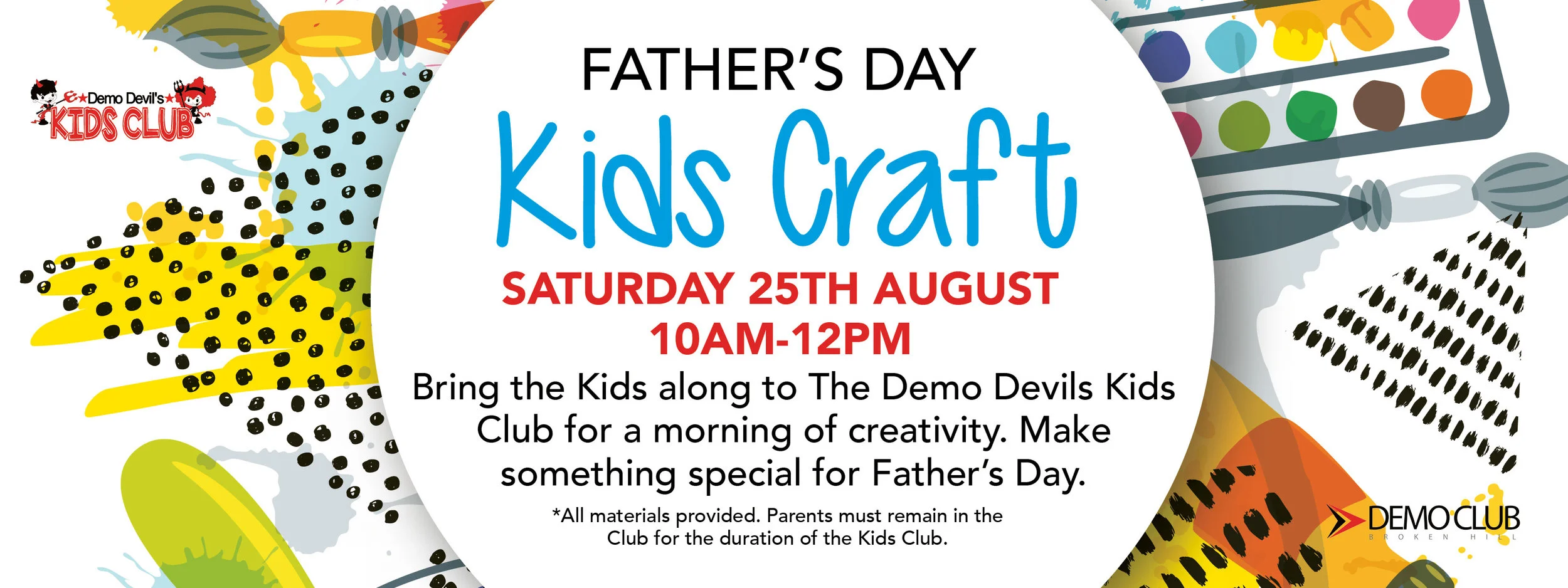 Kids Club Father's Day Craft