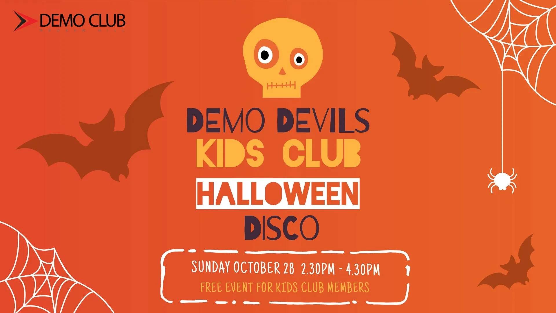 Kids Club HALLOWEEN DISCO