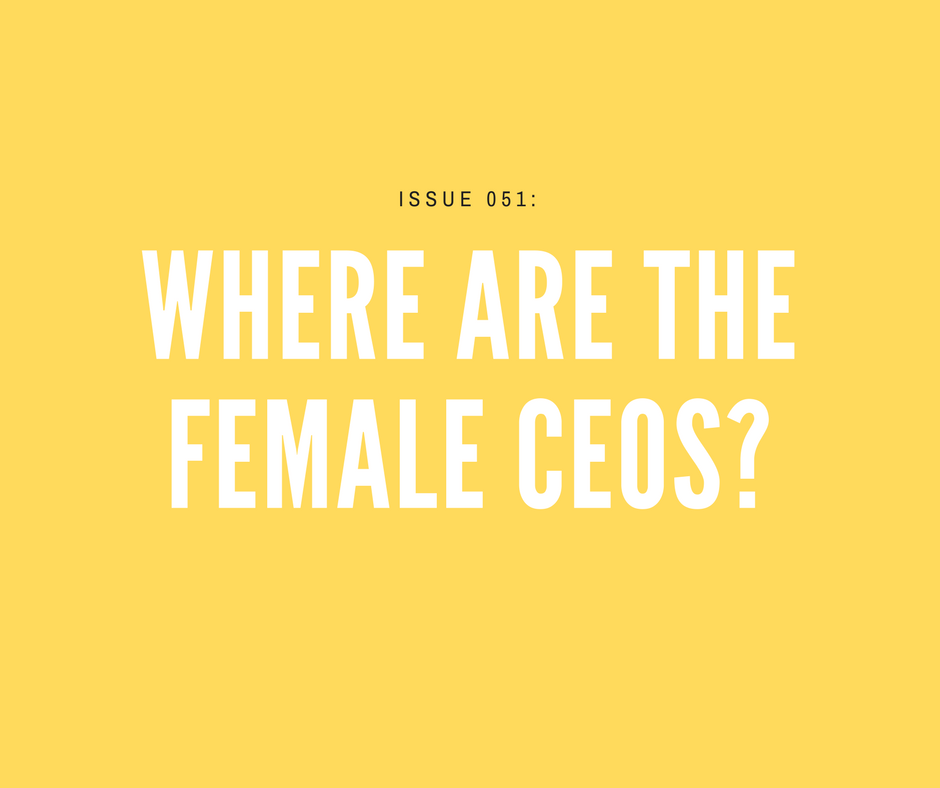 [Issue 051] Where are the female CEOs?