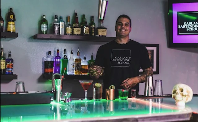 GET TRAINED BY THE BEST! When learning how to bartend why not be instructed by the best! Nino Nunziante, Owner and Head Instructor of GBS, is the recent winner of the 2017 "Beast of the Beach" AND 2018 "Beast of the Bar", a competition to determine San Diego's top male bartender through nomination and competition. With his experience in the San Diego hospitality industry since 2002 Nino has crafted the most advanced and complete bartending program possible to create the top bartenders. A local that has been bartending and managing almost half his life, Nino has the programs connections deep in the San Diego hospitality industry and its hiring managers. Our Second instructor Eric has been is the San Diego hospitality industry for over a decade and is currently a bar manager and bartender at Bassmnt nightclub. Its great for students to get training from a active manager, gives great insight to today’s industry. GBS is REAL, we live, eat and breath this industry, you will not find better instructors guaranteed!