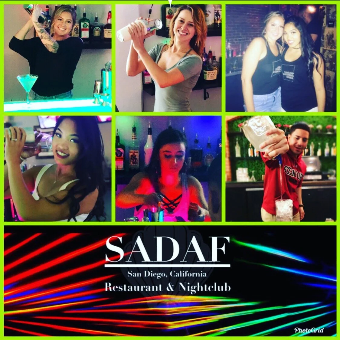 THAT’S RIGHT, ALL OF THESE STUDENTS GOT JOBS AT SADAF IN GASLAMP THROUGH GBS. WE PROVIDE AS MANY JOB INTERVIEWS AS WE CAN AND AS QUICKLY AS WE CAN. DECADES OF CONNECTIONS HELP BUT OUR BAR STAFFING DEPARTMENT IS CONSTANTLY BUILDING OUR HIRING PARTNERS AND FINDING NEW ONES EVERY WEEK. ITS ALL ABOUT GETTING STUDENTS TO WORK ASAP AND A RECORD TO PROVE IT!