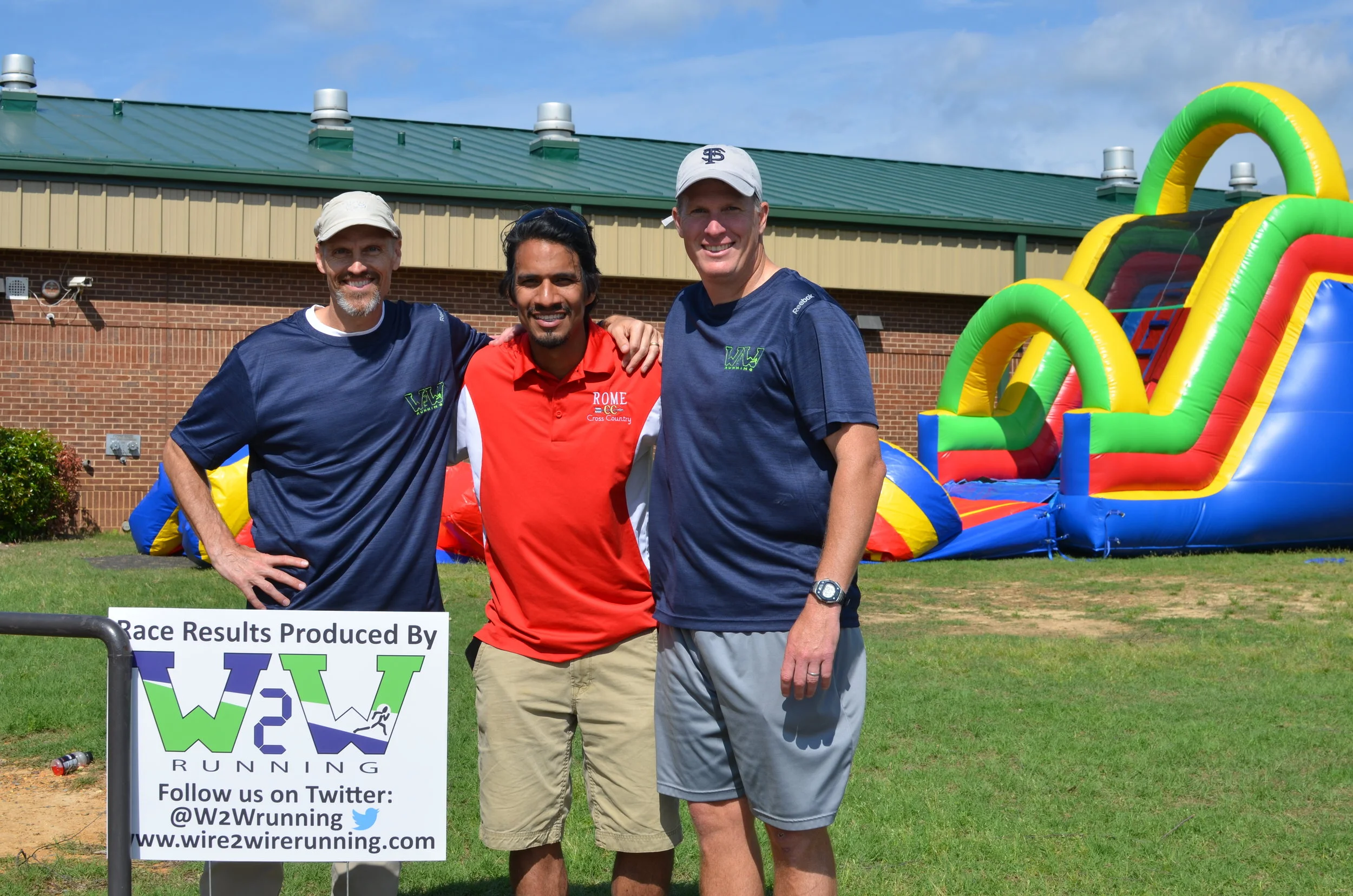 Our very first race...Rome's Wolf Nation 5K.