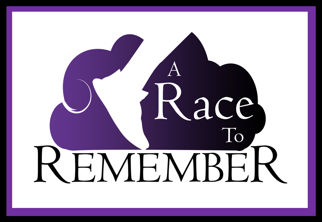 A Race to Remember, Purple Blk border LOGO.png
