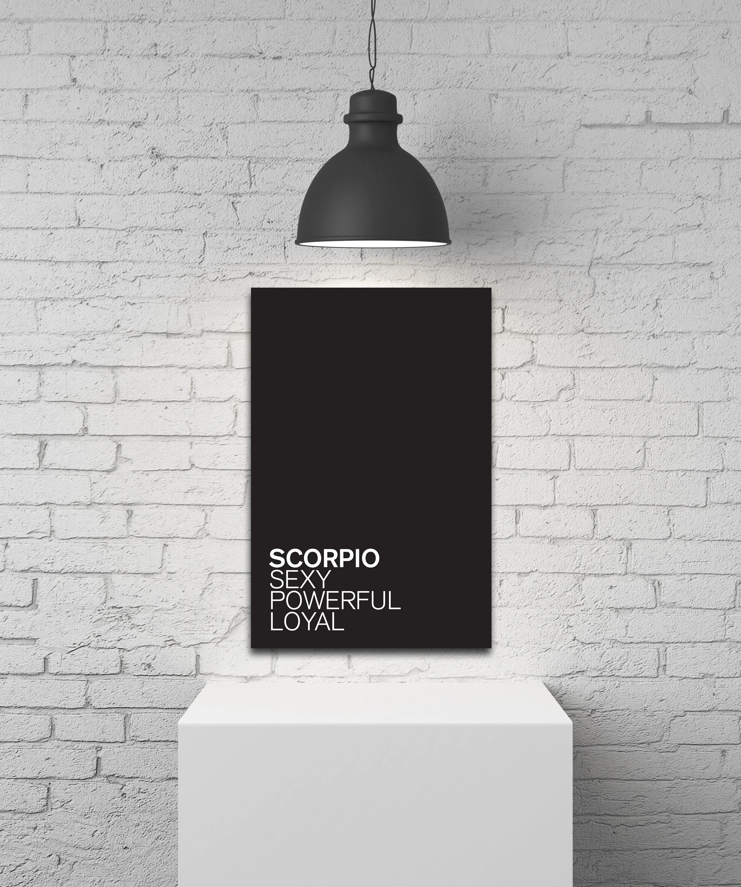 "It's all in the Stars" Star Sign Premium Canvas