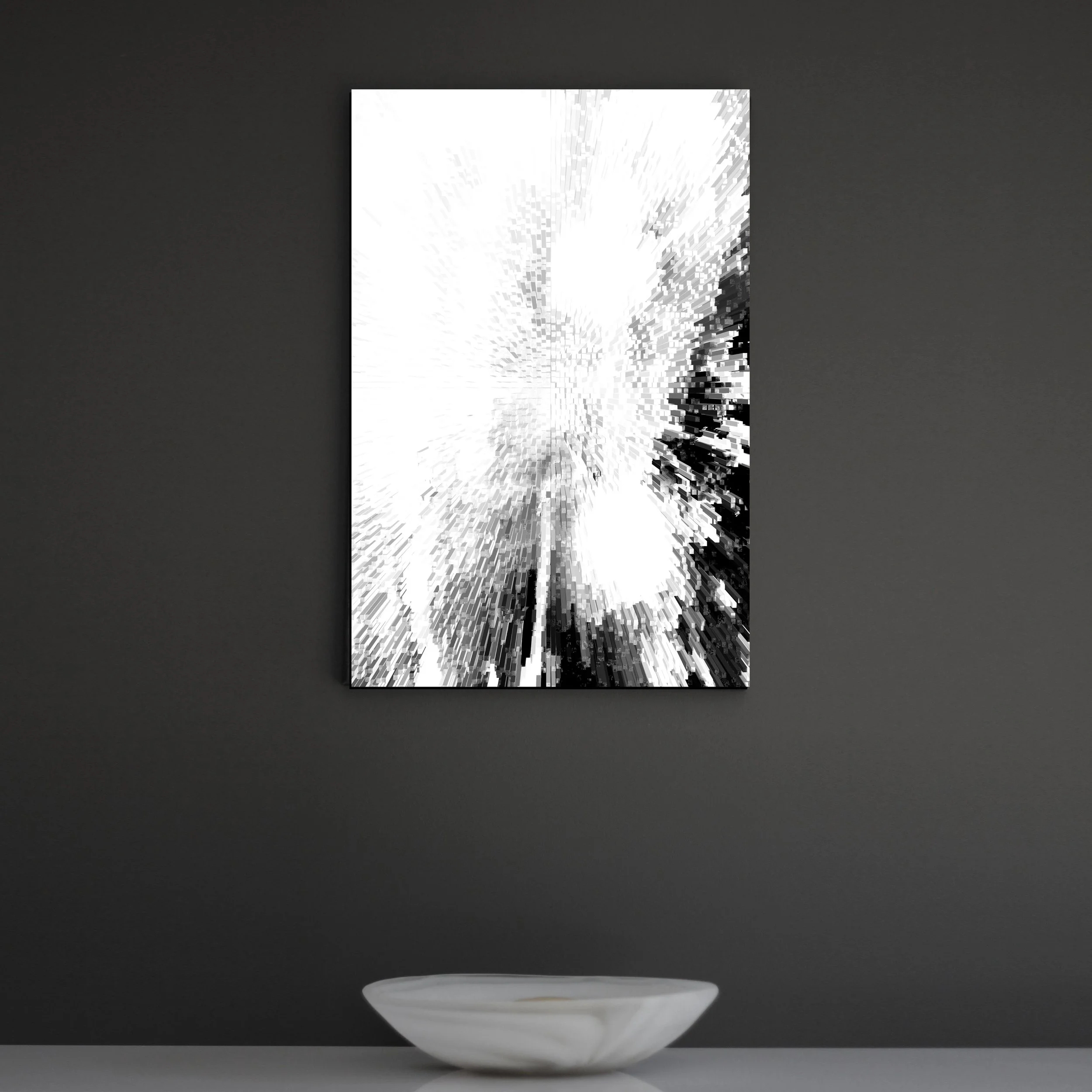 "Electric Vibes" Abstract Art Canvas