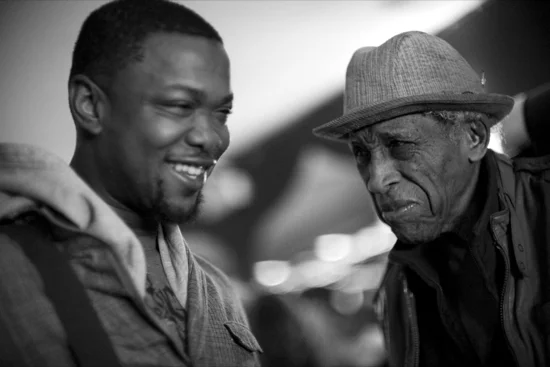 Maurice Brown and Von Freeman at The New Apartment Lounge (Photo by John Broughton)