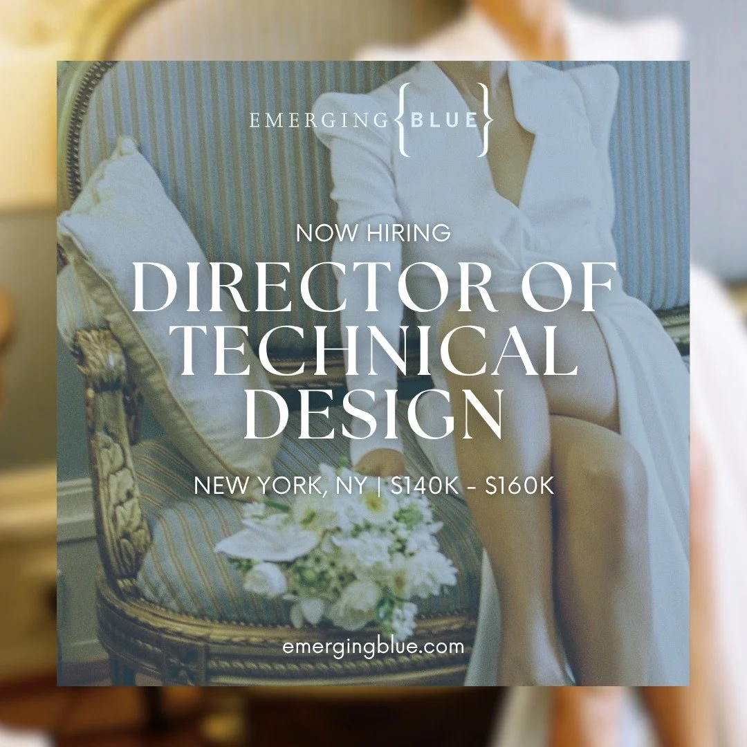 We&rsquo;re thrilled to be partnering with a luxury womenswear brand in NYC that&rsquo;s looking for a Director of Technical Design to lead their team! This is an incredible opportunity for someone who&rsquo;s passionate about craftsmanship, fit, and