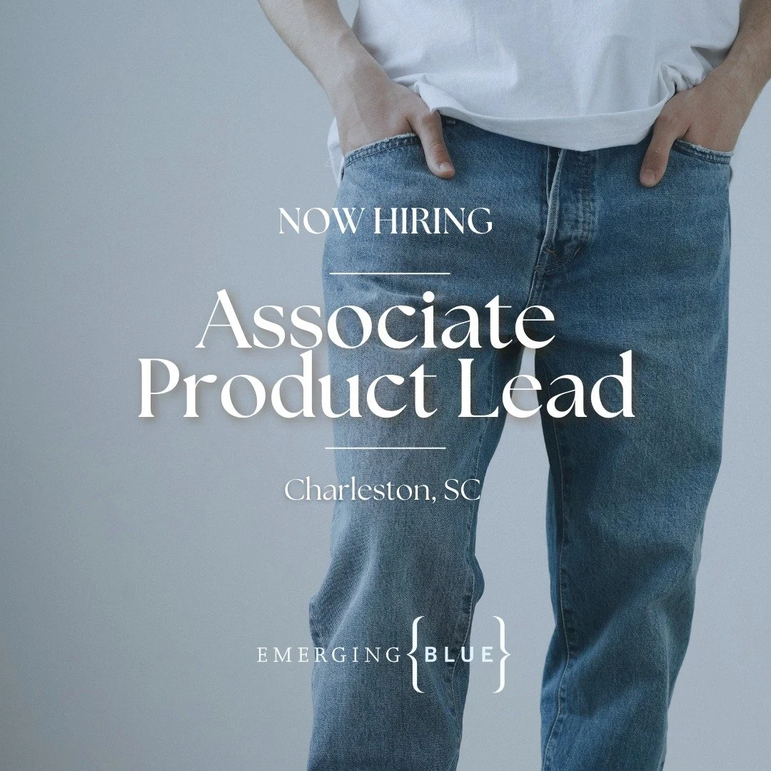 We&rsquo;re hiring in Charleston! Our client is looking for an Associate Product Lead to play a key role in the design-to-production process, owning the development of innovative, on-trend products while managing samples and seasonal TNAs. Exciting o
