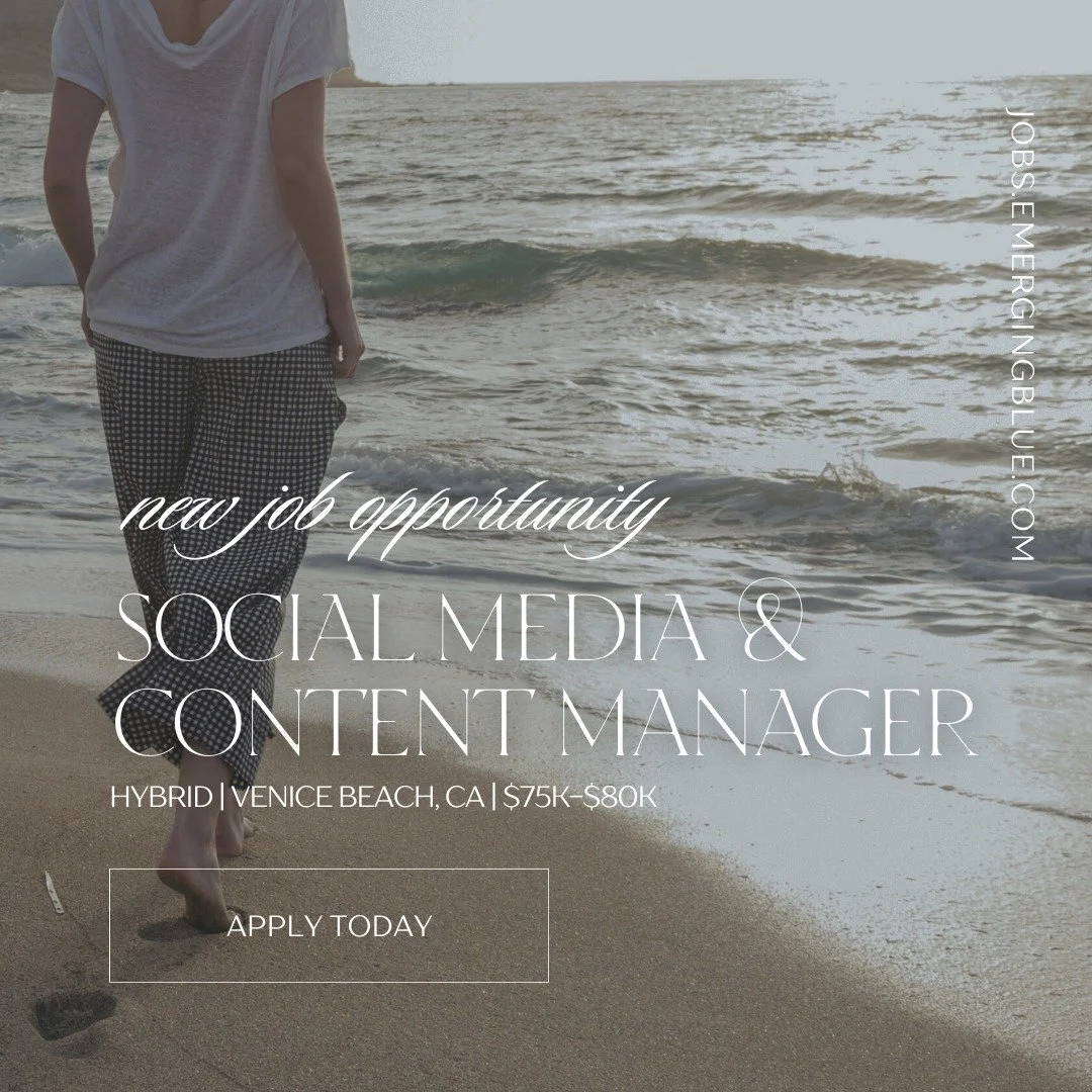 Our client is a growing lifestyle apparel brand inspired by the laid-back yet style-driven energy of coastal California. They are seeking a creative, visually driven Social Media &amp; Content Manager who understands fashion, culture, and lifestyle-d