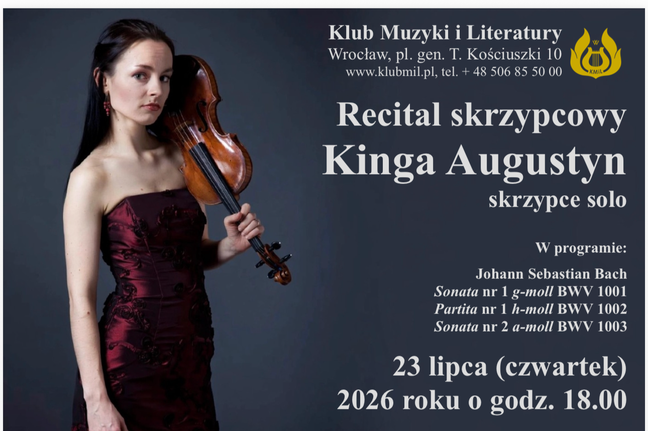 Solo Violin Recital (Wroclaw, Poland)