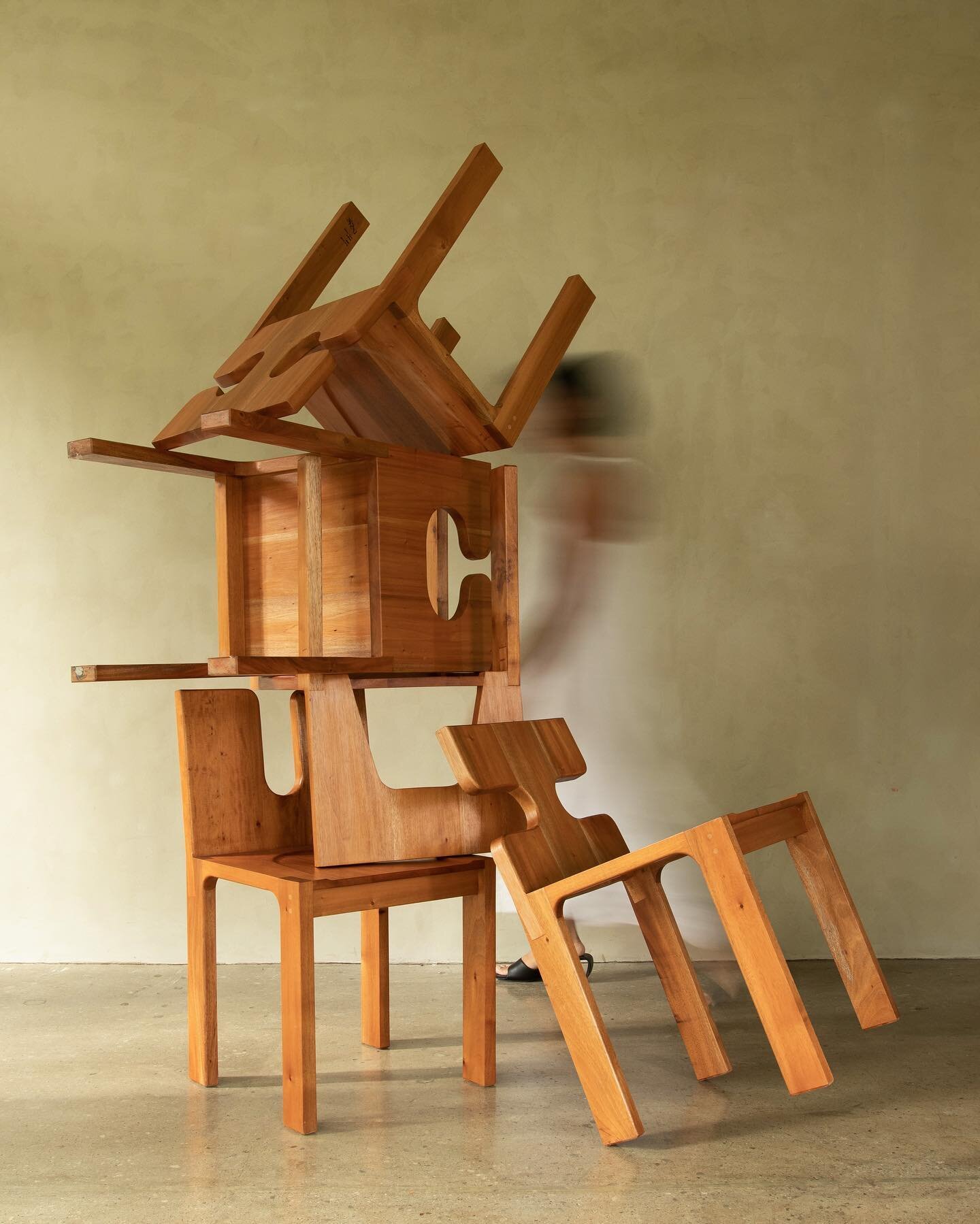 🪑 Play Chairs 🪑 

Inspired by childhood memories, like wooden blocks and musical chairs, the Play chairs explores fun shapes balanced with functionality. 

Now on nooke.ph