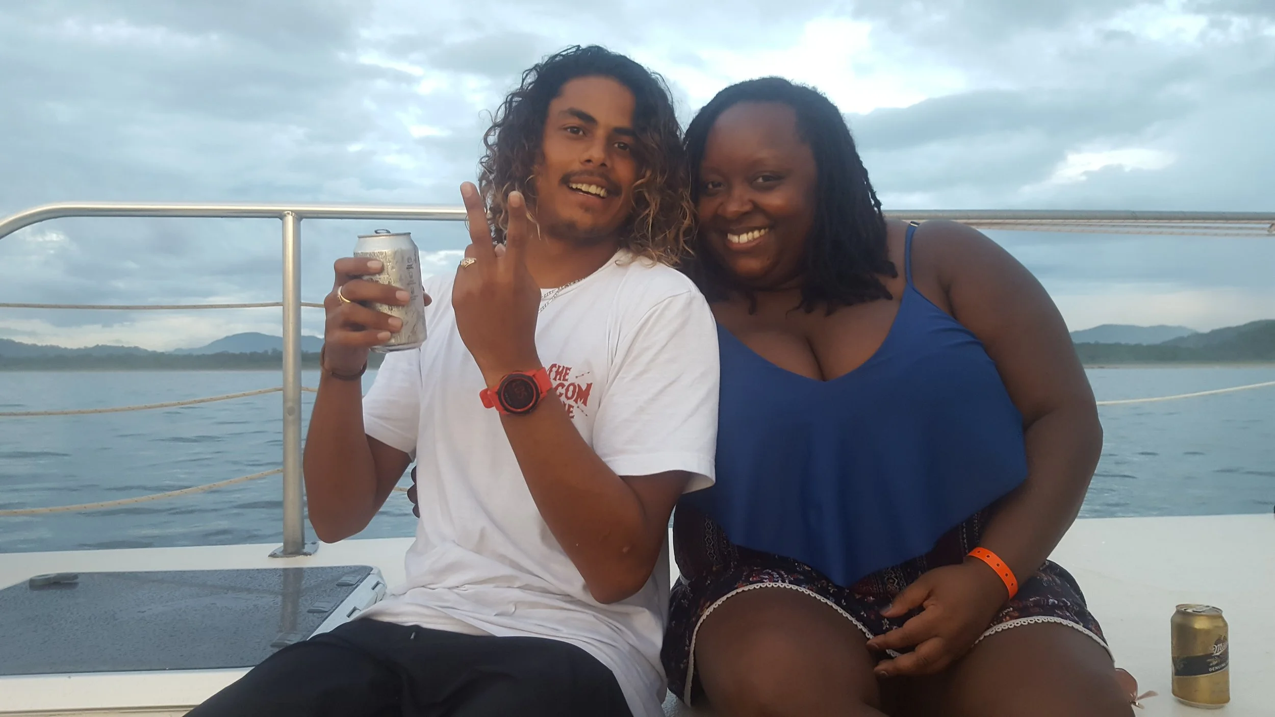 This is Alberto.....He's a 22 year old surfer from Costa Rica....OOOh Albertooooo (say his name with a Spanish accent, it sounds so sexy!) I forgot to mention to him how old I was!