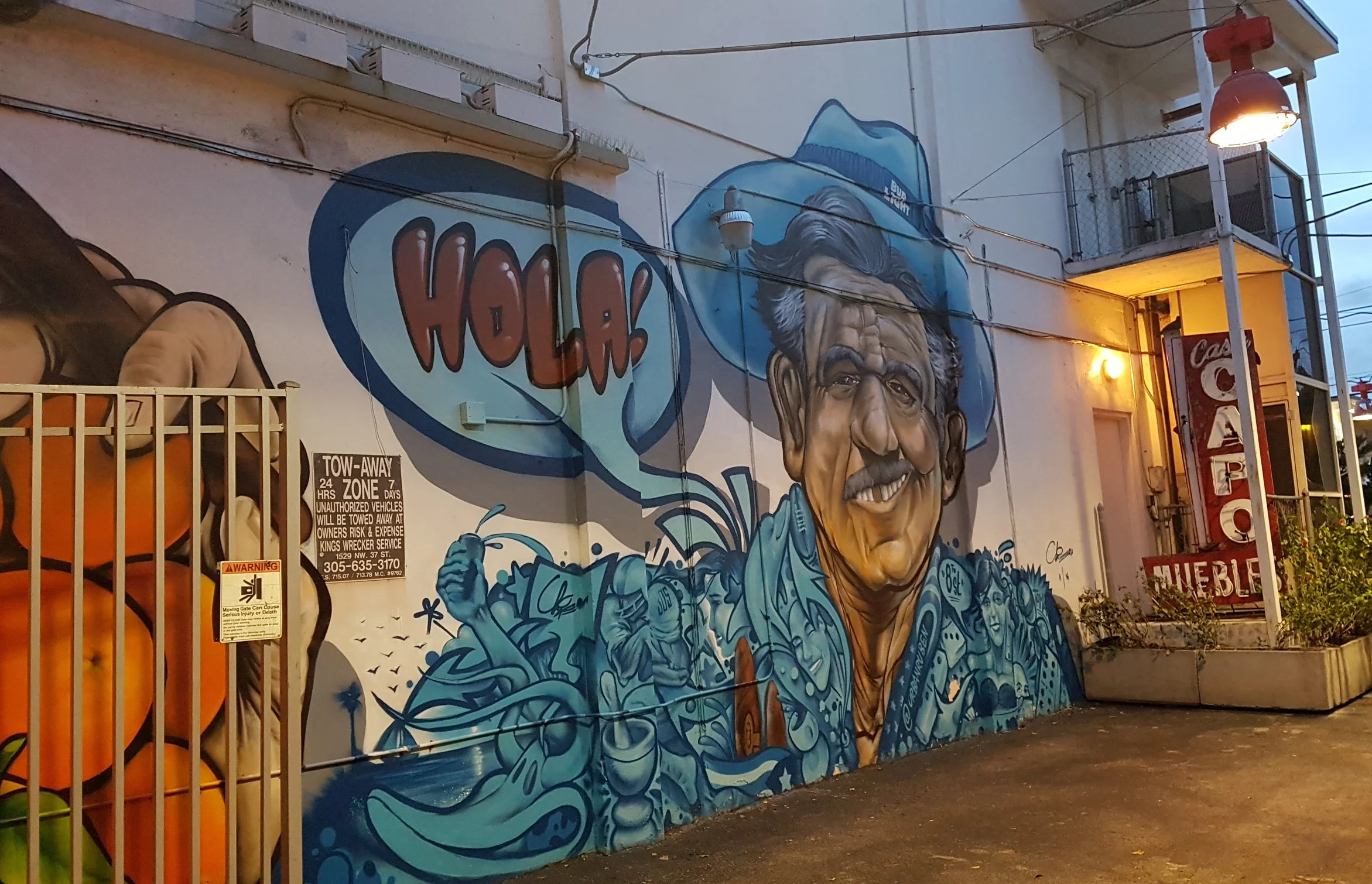 Some street art in Little Havana. There were tons of art galleries there as well.