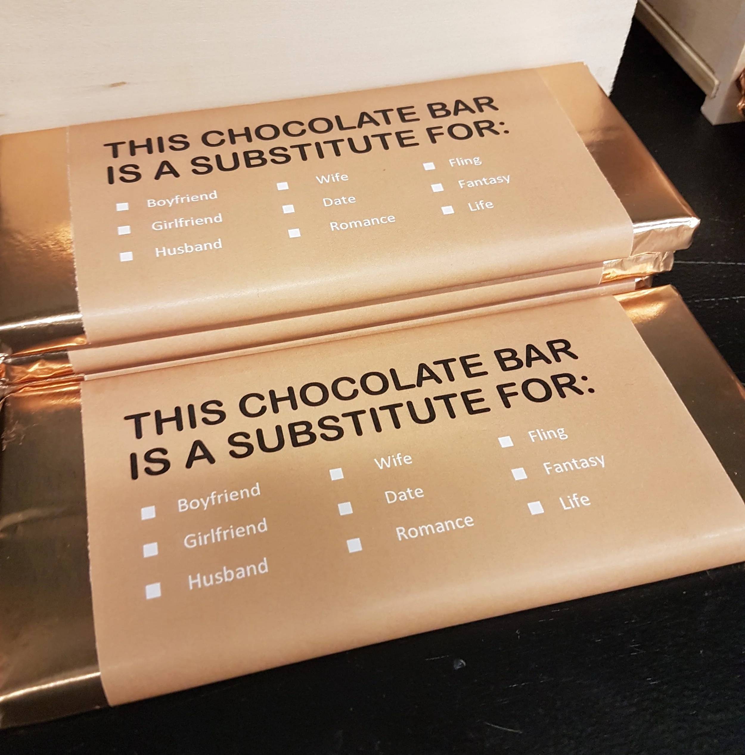 There should be a box for all of the above!