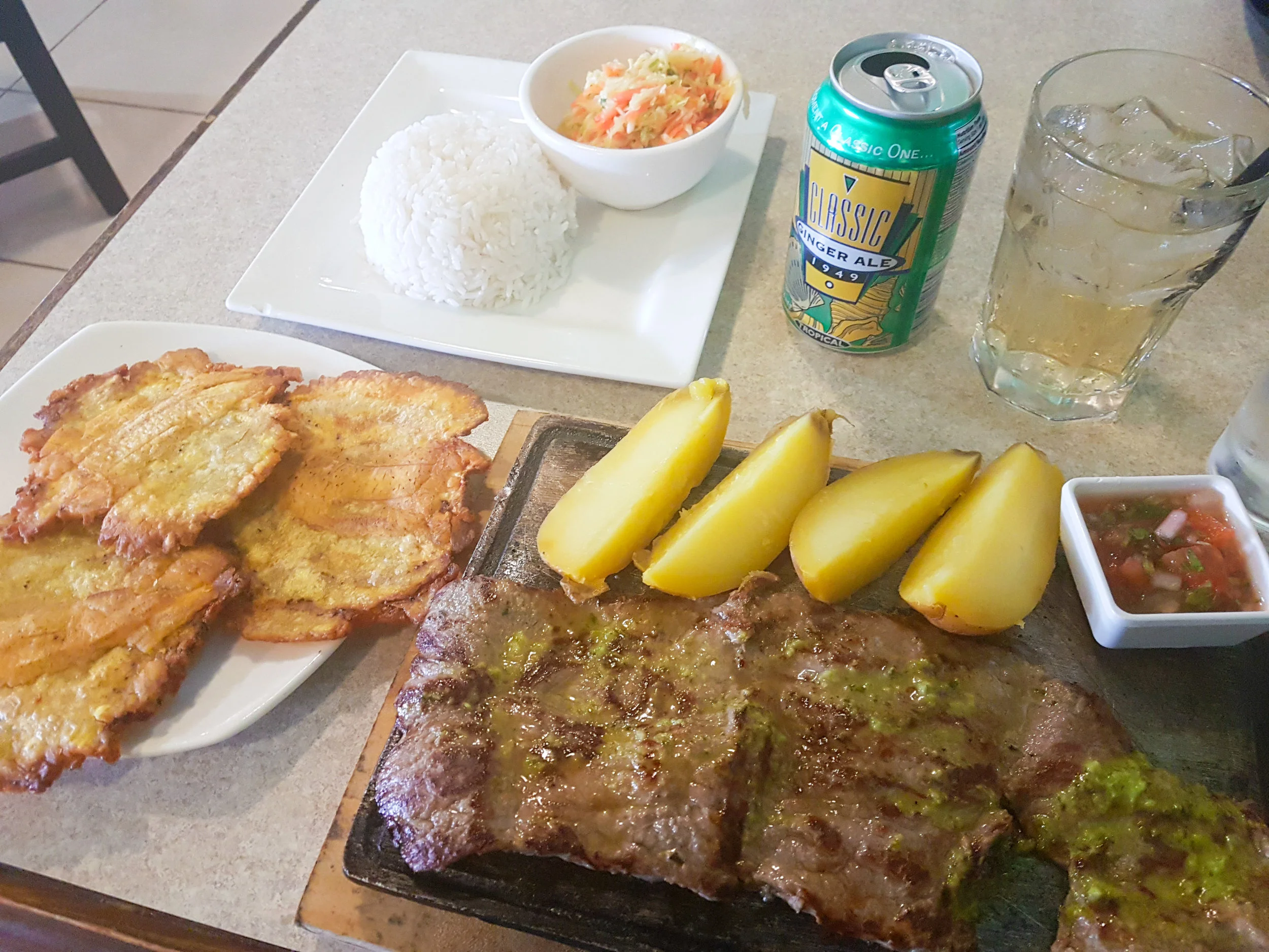 My first meal in Aruba. Los Cafeteros, which was ironically a Colombian Restaurant.