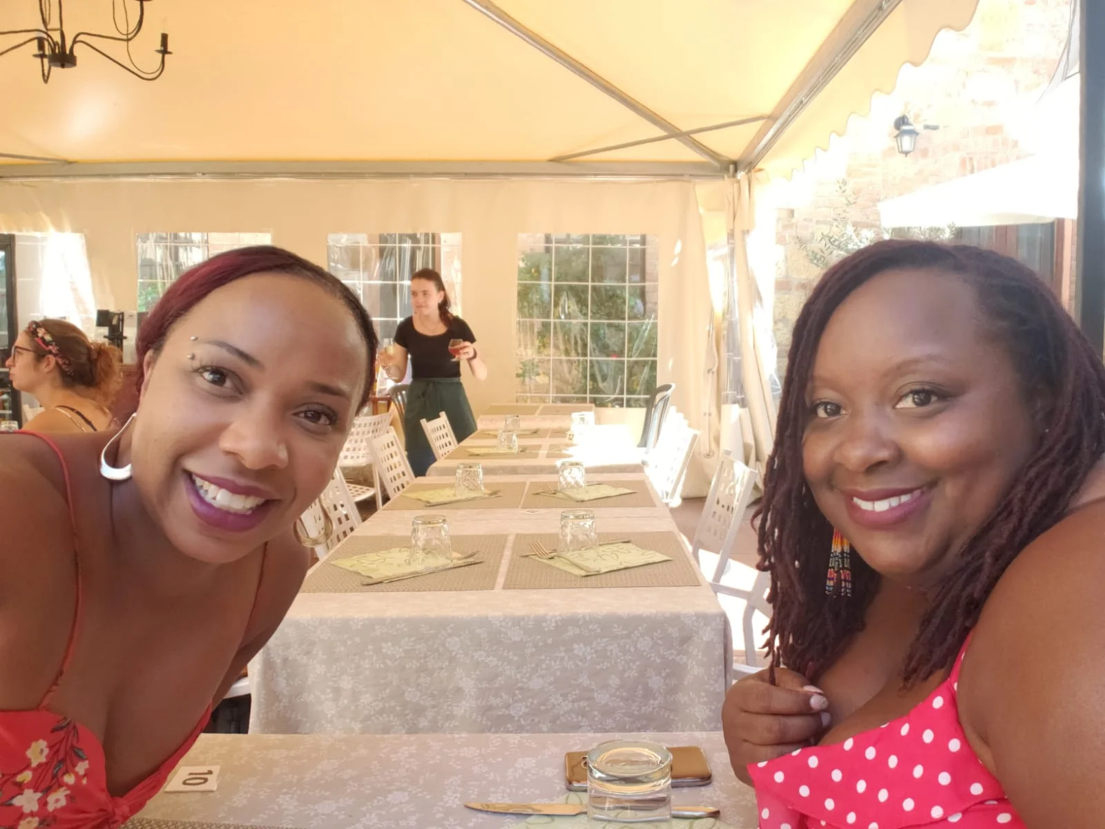 Lunch in Tuscany.