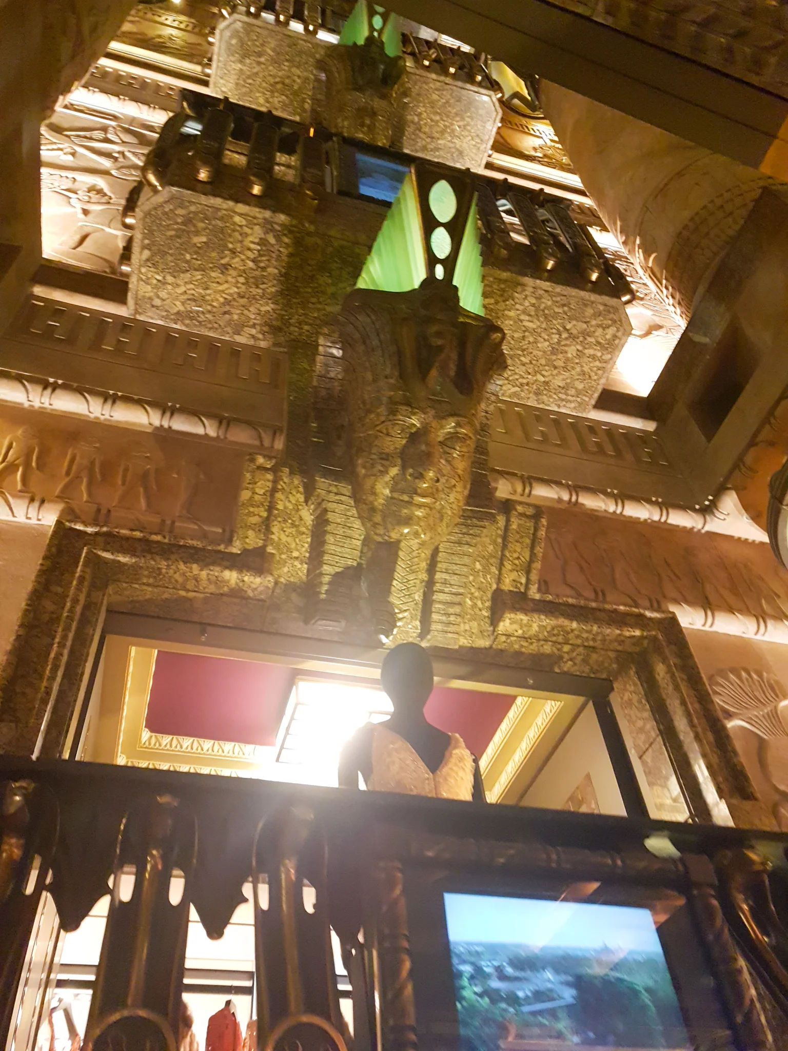 A bit blurry, but inside of Harrod’s