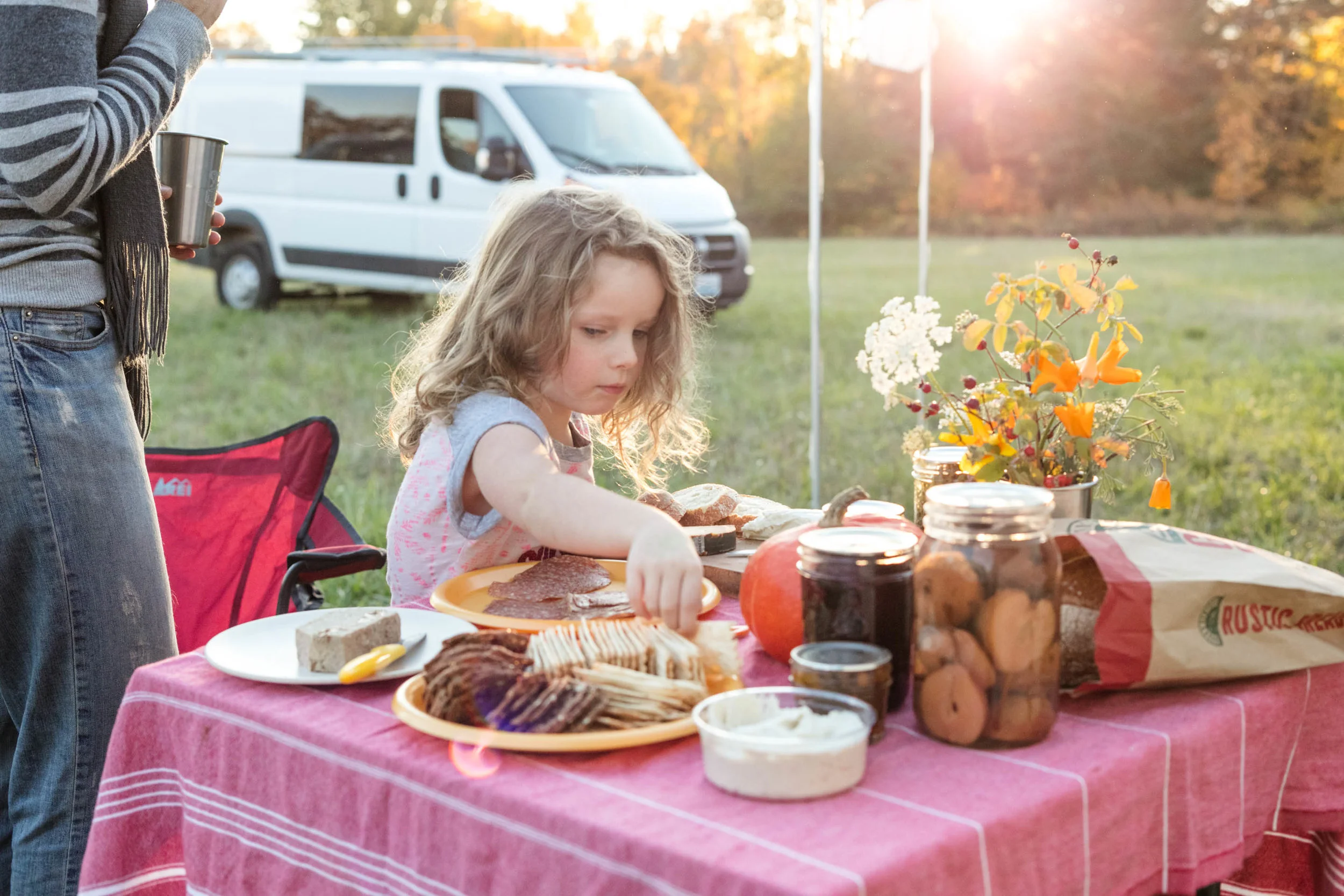 STEP 6: MAKE IT BEAUTIFUL. You won’t need to go the florist or buy special table decor. Nature provides the beauty, just gather up whatever the season and your location provides.