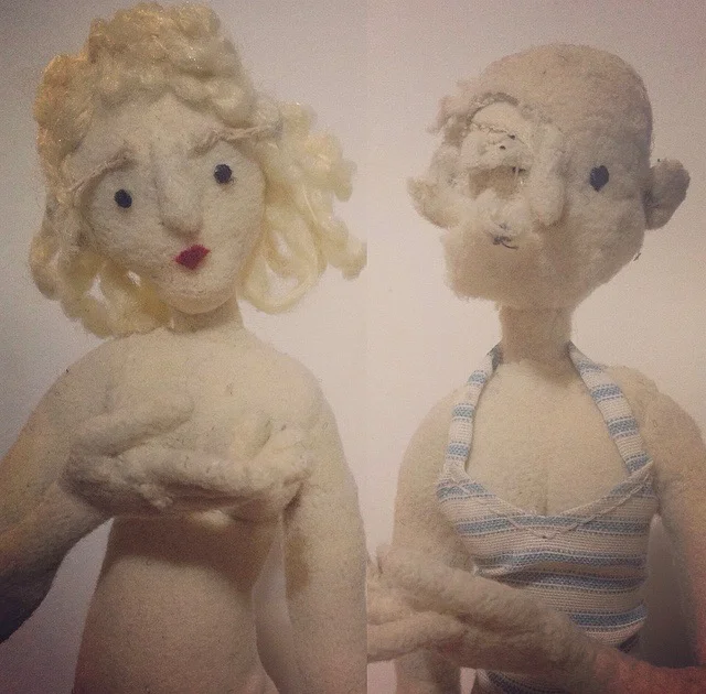 With a quick facelift, Marj's fellow swim teammate becomes her fellow switchboard operator. College was a crazy time.