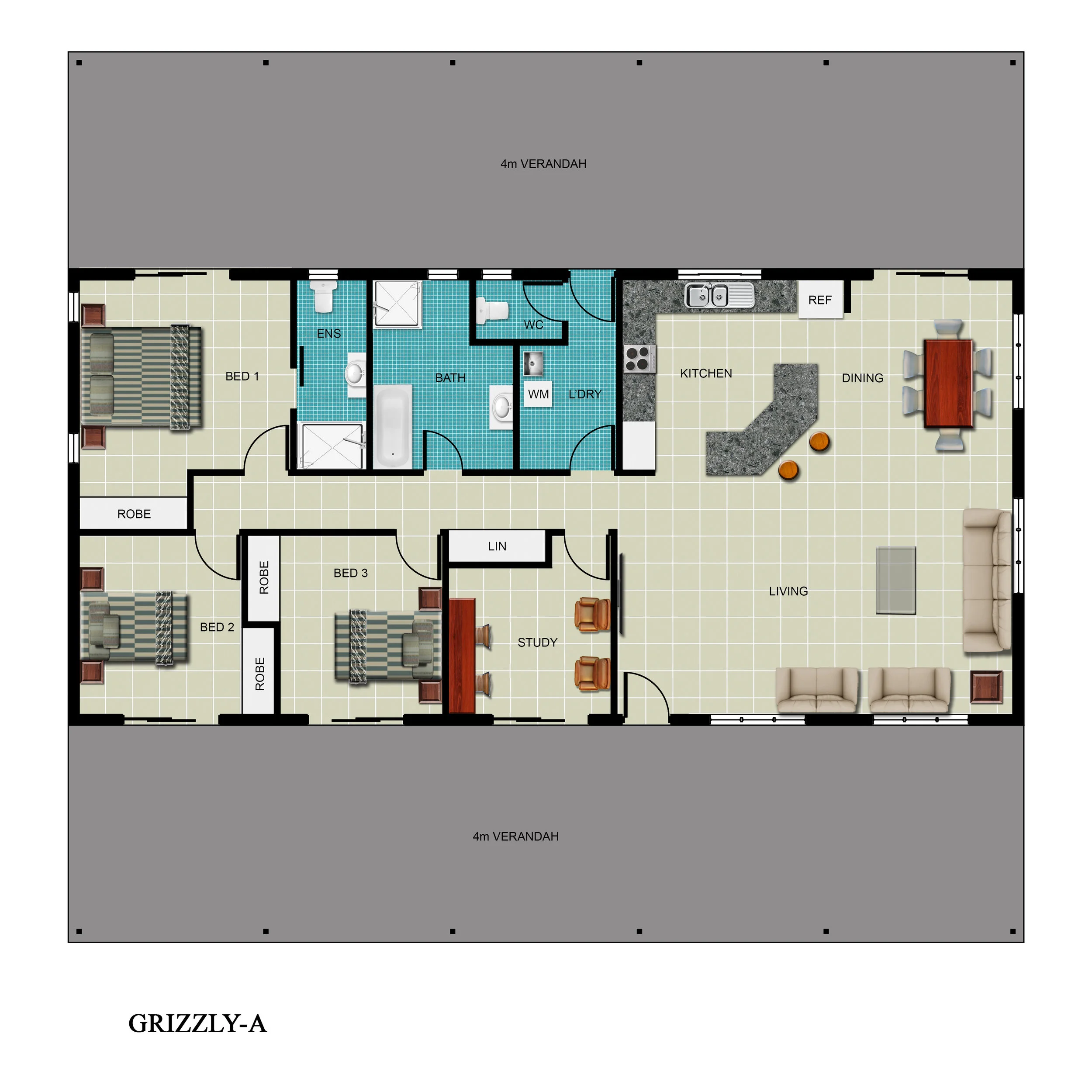 Grizzly-A Floor Plan