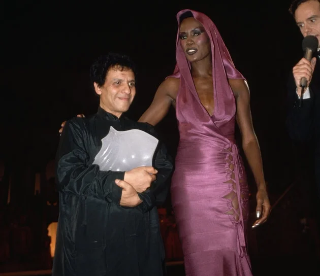 Alaïa and Grace Jones 