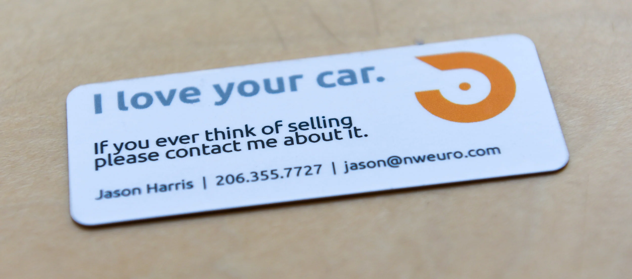 I love your car.  Want to sell it?