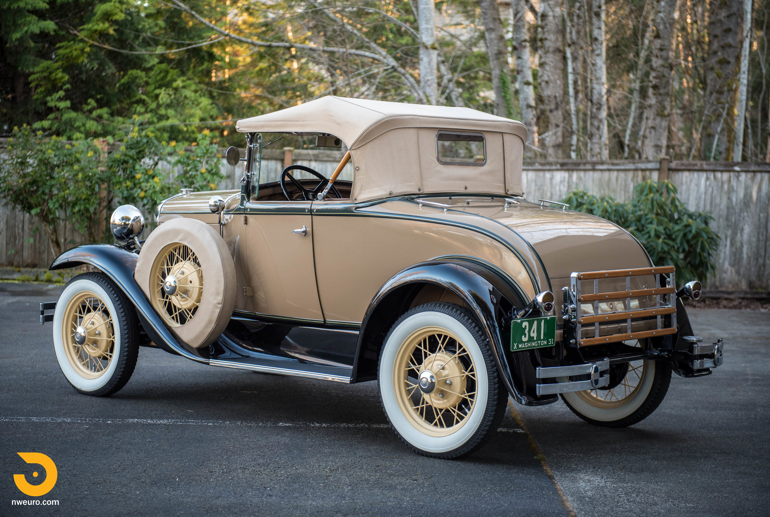 1931 Ford Model A Deluxe Roadster — Northwest European